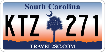 SC license plate KTZ271