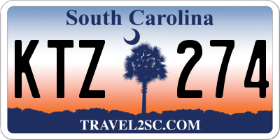 SC license plate KTZ274