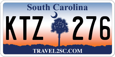 SC license plate KTZ276