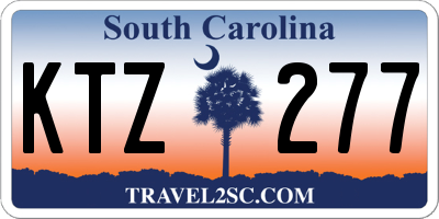 SC license plate KTZ277