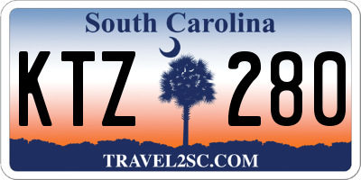SC license plate KTZ280