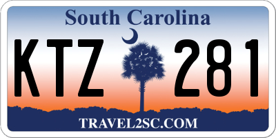 SC license plate KTZ281