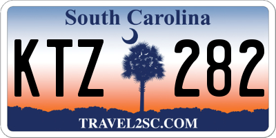 SC license plate KTZ282