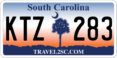 SC license plate KTZ283