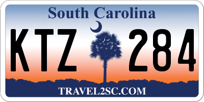 SC license plate KTZ284