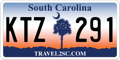 SC license plate KTZ291