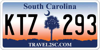SC license plate KTZ293