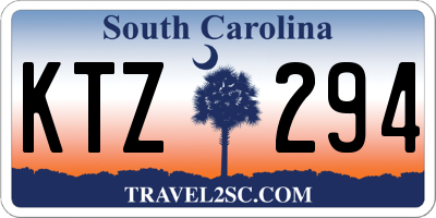 SC license plate KTZ294