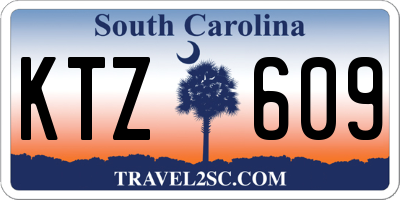 SC license plate KTZ609