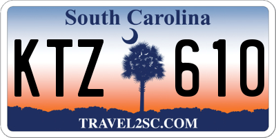 SC license plate KTZ610