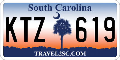SC license plate KTZ619