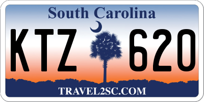 SC license plate KTZ620