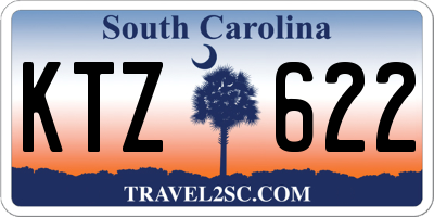 SC license plate KTZ622