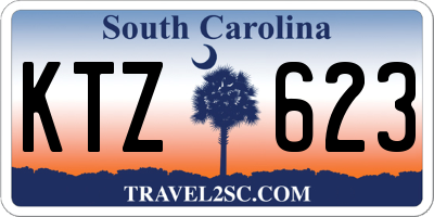 SC license plate KTZ623