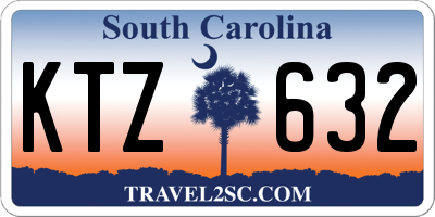 SC license plate KTZ632