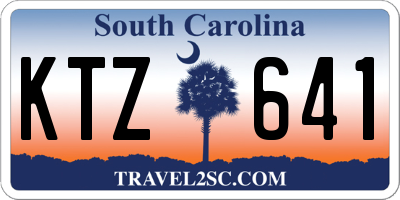 SC license plate KTZ641