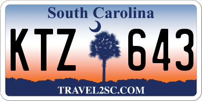 SC license plate KTZ643