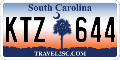 SC license plate KTZ644