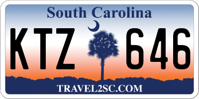 SC license plate KTZ646