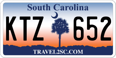 SC license plate KTZ652