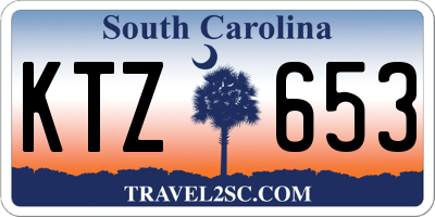 SC license plate KTZ653