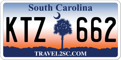 SC license plate KTZ662