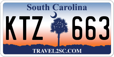 SC license plate KTZ663
