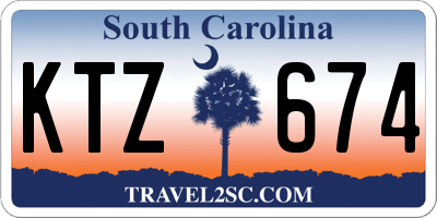 SC license plate KTZ674