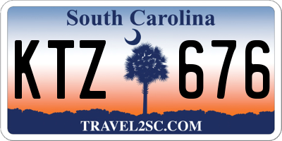 SC license plate KTZ676