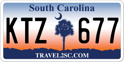 SC license plate KTZ677