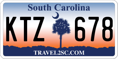SC license plate KTZ678