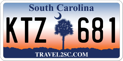 SC license plate KTZ681