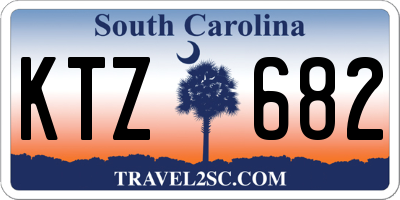 SC license plate KTZ682