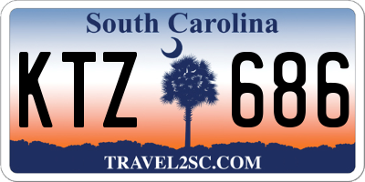 SC license plate KTZ686