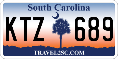 SC license plate KTZ689