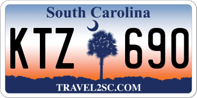 SC license plate KTZ690
