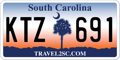 SC license plate KTZ691