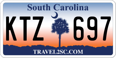 SC license plate KTZ697