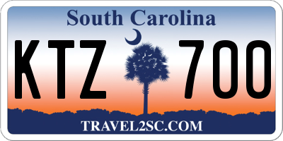 SC license plate KTZ700