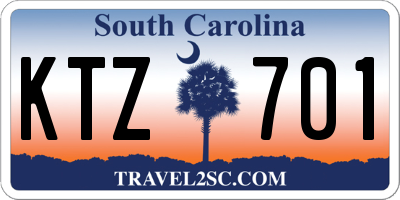 SC license plate KTZ701