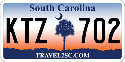 SC license plate KTZ702