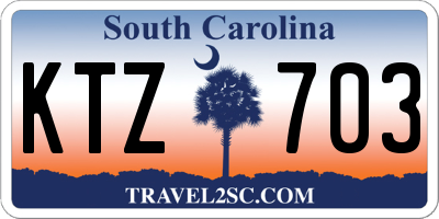SC license plate KTZ703