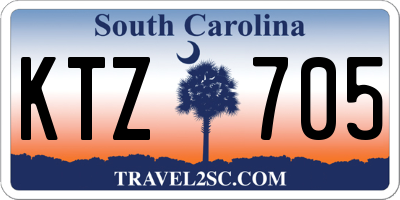 SC license plate KTZ705