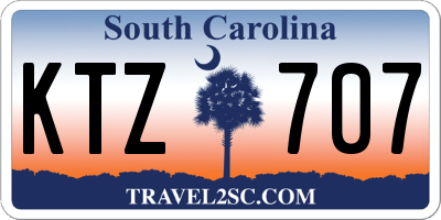 SC license plate KTZ707