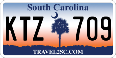 SC license plate KTZ709