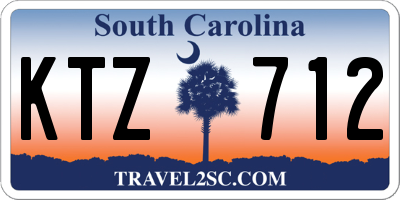 SC license plate KTZ712