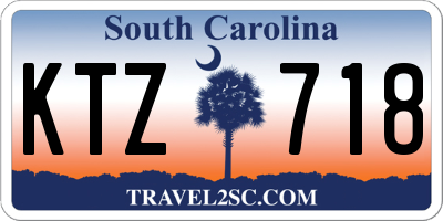 SC license plate KTZ718