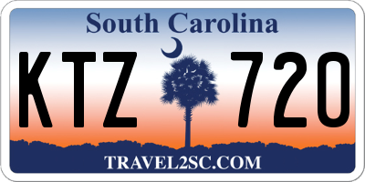SC license plate KTZ720