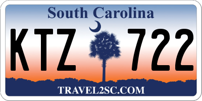 SC license plate KTZ722