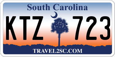 SC license plate KTZ723